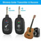 UHF Wireless Guitar System With Builtin Rechargeable Battery Transmitter Receiver For Seamless Per 4
