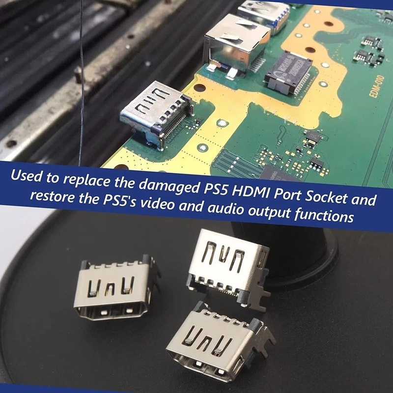 OEM HDMI Port Connector Socket Replacement For Sony PlayStation 12