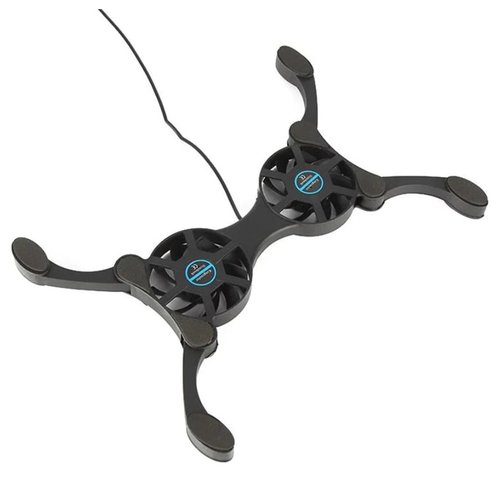Dual USB Laptop Cooling Pad Stand With Foldable Design For Portable Cooling And Ergonomic Support 4