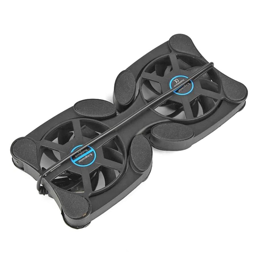 Dual USB Laptop Cooling Pad Stand With Foldable Design For Portable Cooling And Ergonomic Support 11