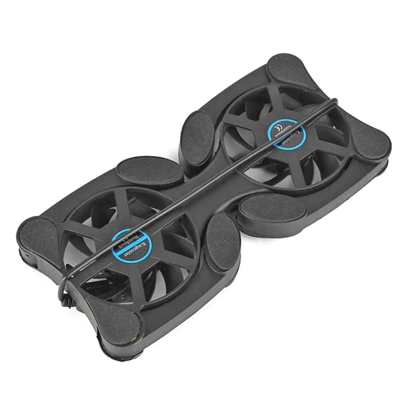 Dual USB Laptop Cooling Pad Stand With Foldable Design For Portable Cooling And Ergonomic Support 11