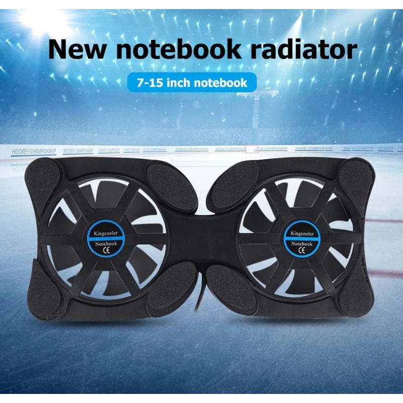 Dual USB Laptop Cooling Pad Stand With Foldable Design For Portable Cooling And Ergonomic Support 9