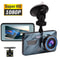 HD Car Dual Lens Dash Cam Front Rear Camera With Night Vision And Loop Recording 5