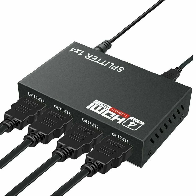 HDMI Splitter Hub Amplifier For HDTV Support 0