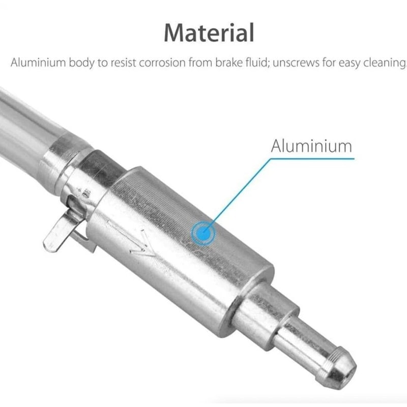 Car Motorcycle Brake Bleeder Hose Kit OneWay Valve Tube For Easy Clutch Brake Fluid Bleeding 14