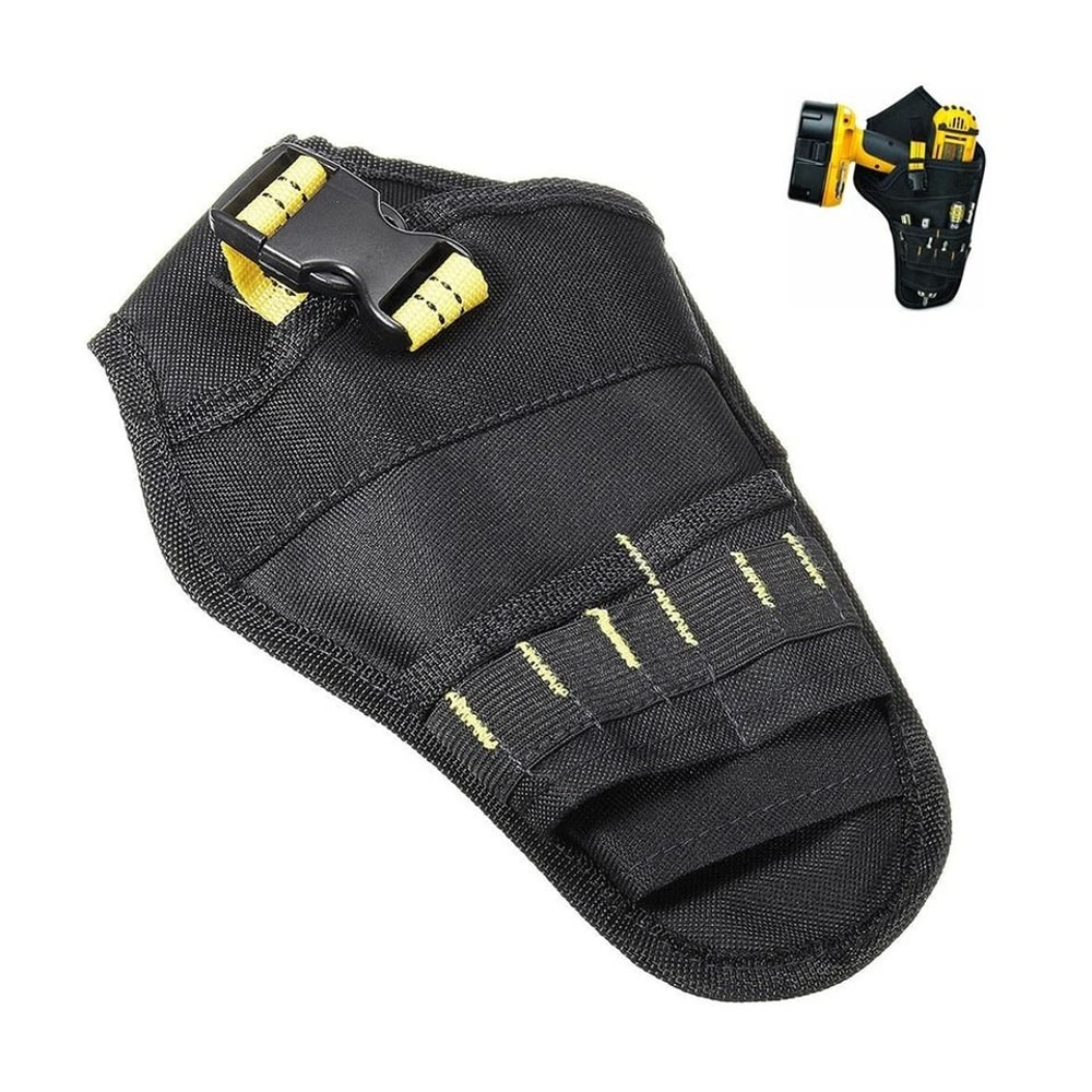 Heavy Duty Drill Holster Tool Belt Pouch HeavyDuty Waist Bag For Drill And Bit Storage 0