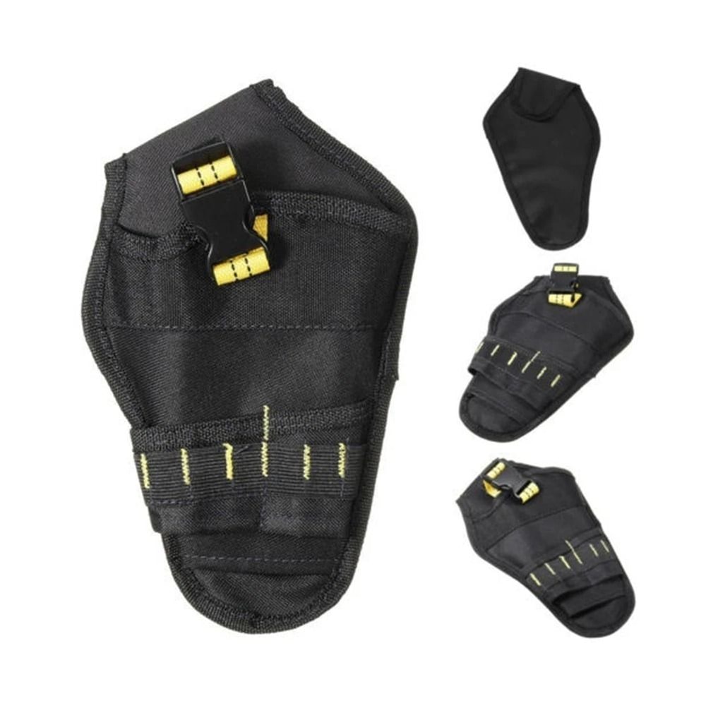 Heavy Duty Drill Holster Tool Belt Pouch HeavyDuty Waist Bag For Drill And Bit Storage 13