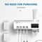 UV Toothbrush Sterilizer Automatic Toothpaste Dispenser Rechargeable FamilySized Holder 10