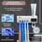 UV Toothbrush Sterilizer Automatic Toothpaste Dispenser Rechargeable FamilySized Holder 1