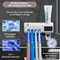 UV Toothbrush Sterilizer Automatic Toothpaste Dispenser Rechargeable FamilySized Holder 1