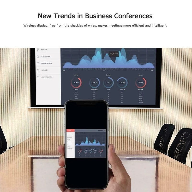 WiFi HDMI Dongle Adapter Miracast AirPlay Wireless Display For TV Projector 10