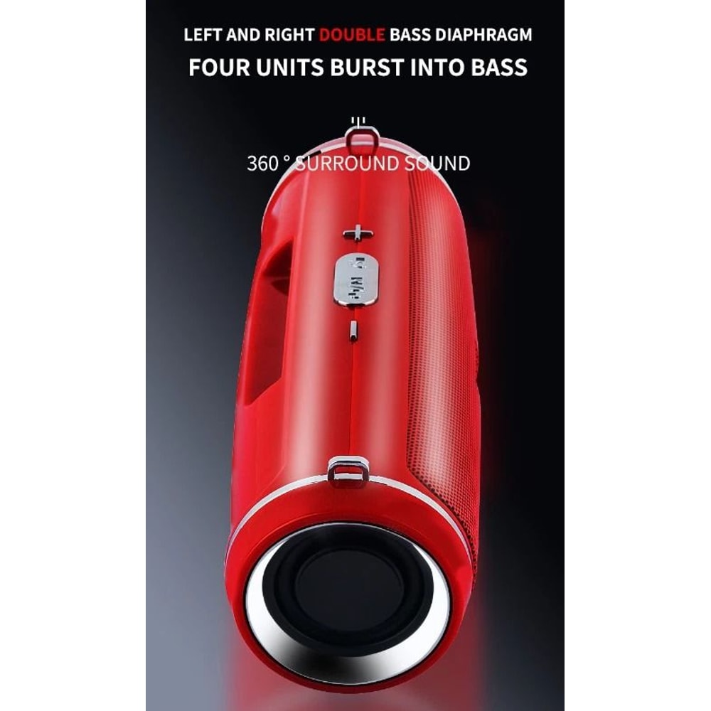 Wireless Bluetooth Speaker With LOUD Bass Waterproof Outdoor Stereo USBTF Strap 5