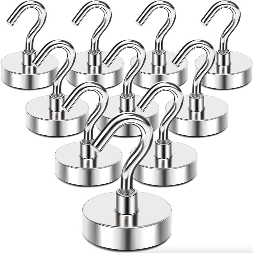 Neodymium Magnetic Hooks Heavy Duty Clamping Magnet Hook Hangers For Home Office 1