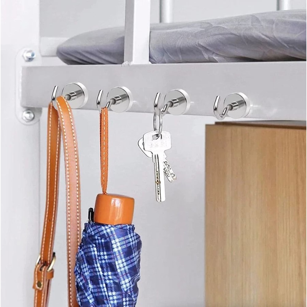 Neodymium Magnetic Hooks Heavy Duty Clamping Magnet Hook Hangers For Home Office 5