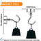 Neodymium Magnetic Hooks Heavy Duty Clamping Magnet Hook Hangers For Home Office 6
