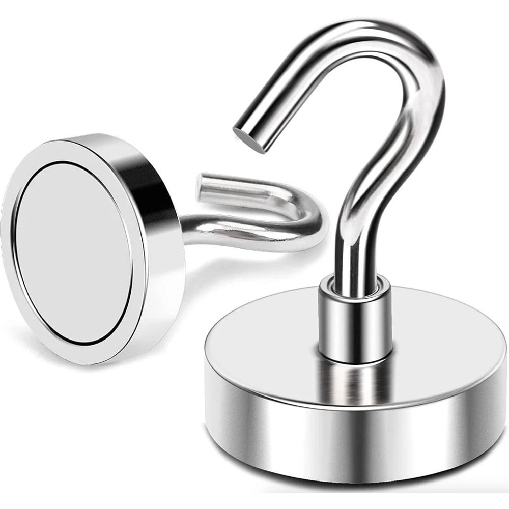 Neodymium Magnetic Hooks Heavy Duty Clamping Magnet Hook Hangers For Home Office 0