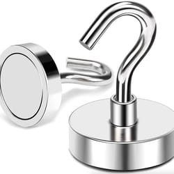 neodymium magnetic hooks heavy duty clamping magnet hook hangers for home & office