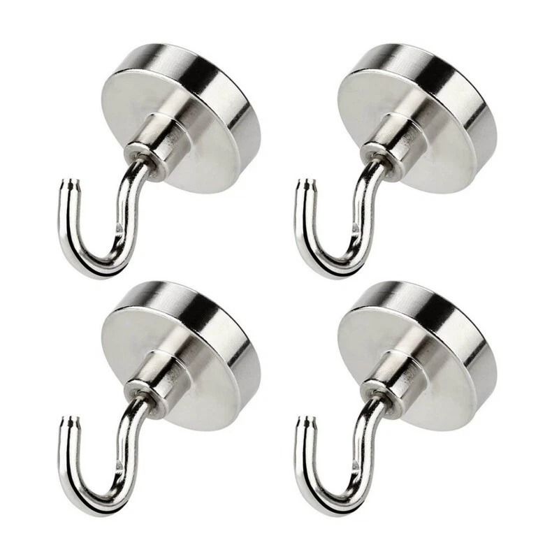 Neodymium Magnetic Hooks Heavy Duty Clamping Magnet Hook Hangers For Home Office 8