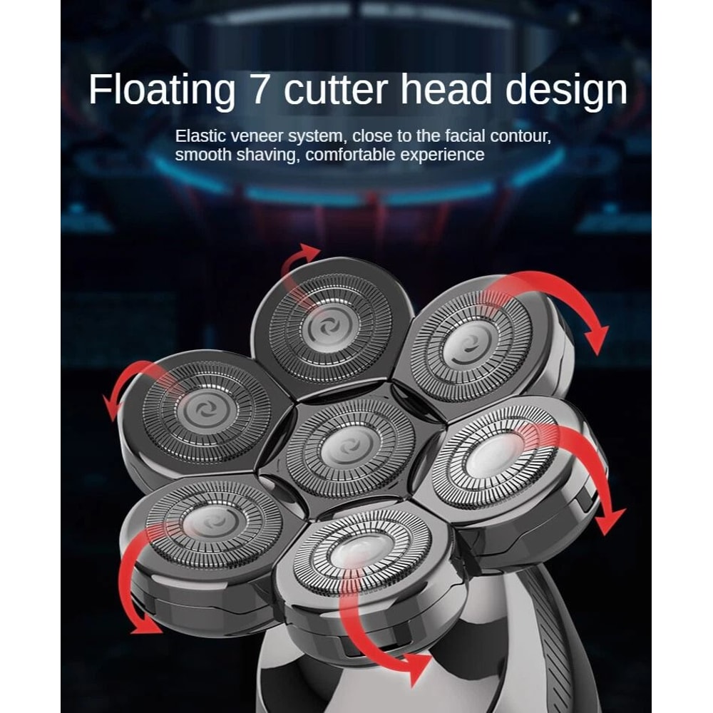 Premium Head Cordless Electric Head Shaver Grooming Kit For Men 13