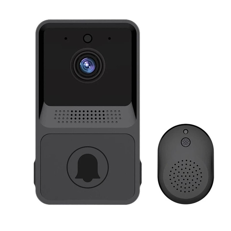 Smart Wireless WiFi Video Doorbell With Way Audio Chime Wireless Security Camera For Home 0