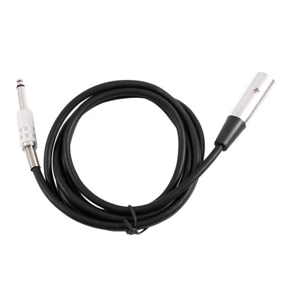 XLR Male To TS Mono Cable Unbalanced Shielded Audio Cable For Clear Sound 7