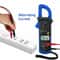 Digital Multimeter Clamp Meter AC DC Volt Ohm Amp Tester Auto Range LCD Display 5