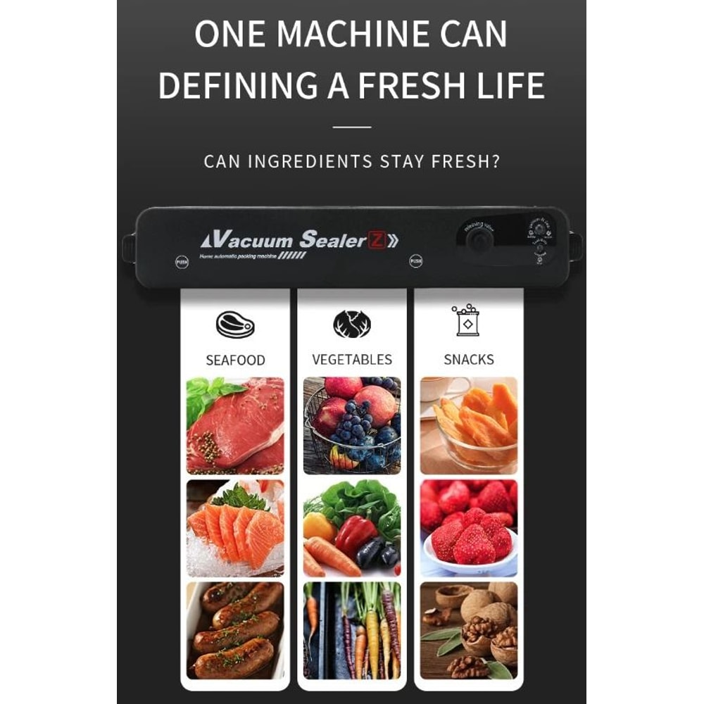 Automatic Vacuum Sealer Machine For Food Preservation And Storage Saver 7