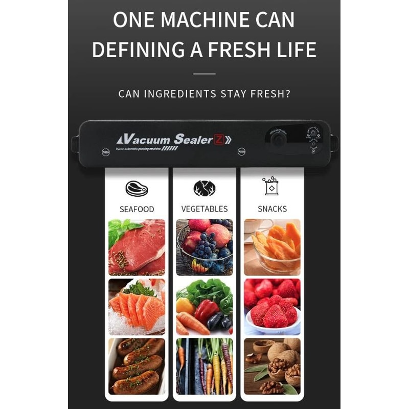 Automatic Vacuum Sealer Machine For Food Preservation And Storage Saver 7