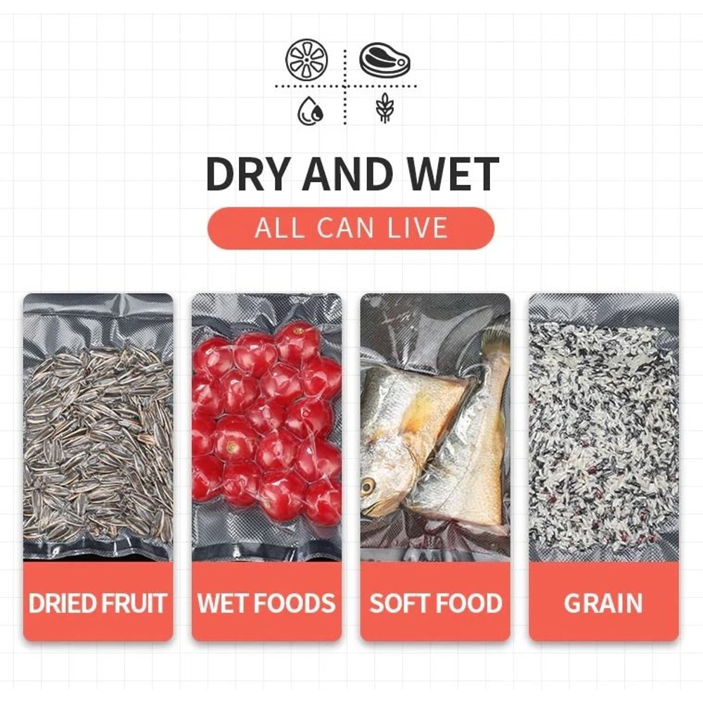 Automatic Vacuum Sealer Machine For Food Preservation And Storage Saver 9