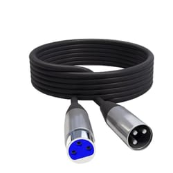 microphone extension cable pin male to female shielded audio connector for pro audio equipment