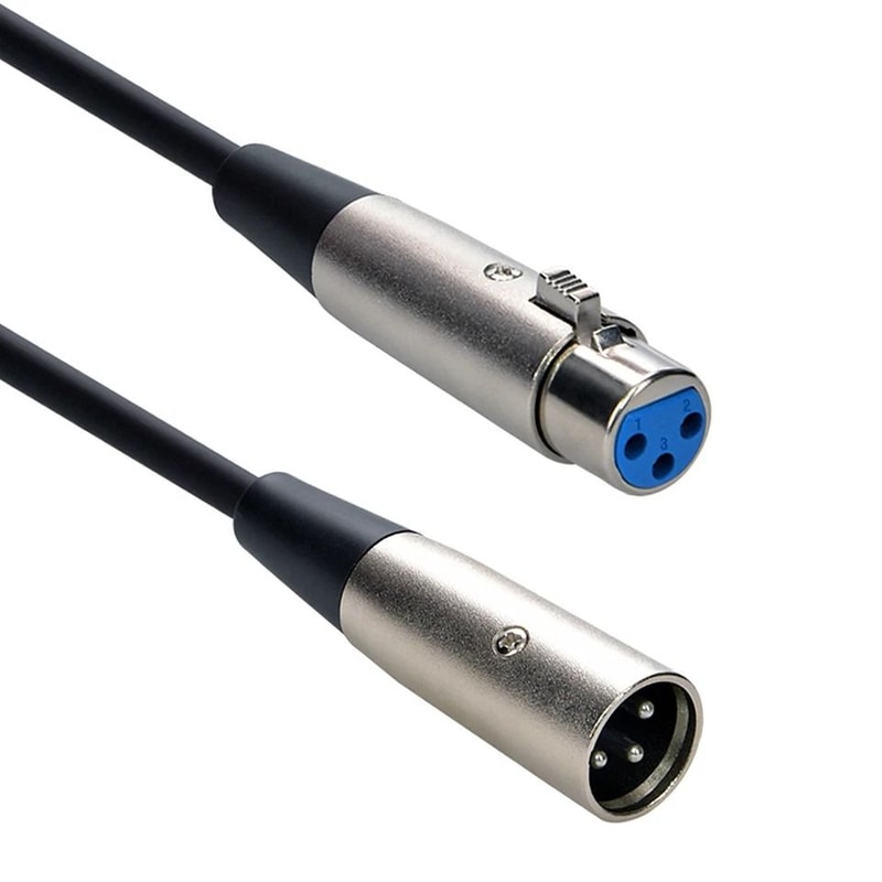 Microphone Extension Cable Pin Male To Female Shielded Audio Connector For Pro Audio Equipment 10