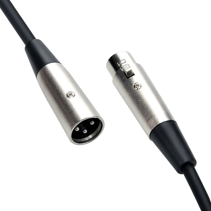 Microphone Extension Cable Pin Male To Female Shielded Audio Connector For Pro Audio Equipment 12