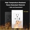 Dual Wall Outlet With USB Ports Charger AC Power Receptacle For Home Office Us 4