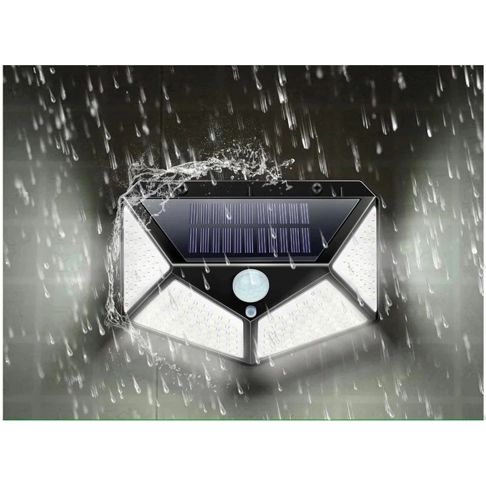 SolarPowered LED Motion Sensor Security Lamp For Outdoor Walls Gardens 0