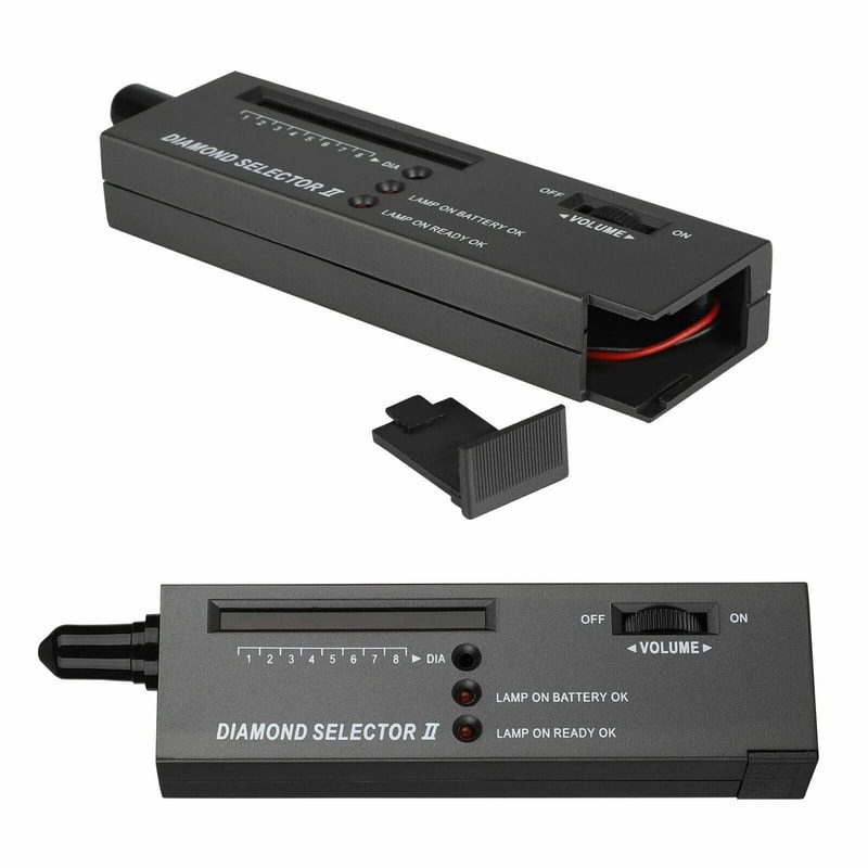 Portable Diamond Tester For Jewelry Gemstone Testing Illuminated Kit With Carrying Case 0