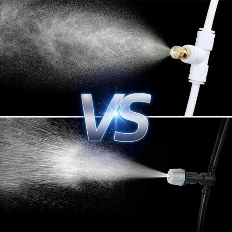 Brass Misting Nozzles For Outdoor Cooling System Mister Sprinkler Garden Sprayer 5