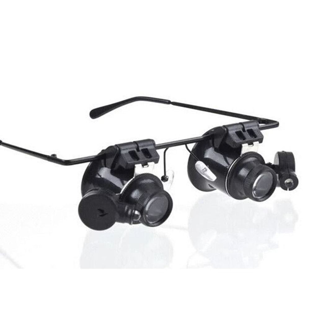 Magnifying Glasses With LED Light HandsFree Loupe For Jewelry Watch Repair 0