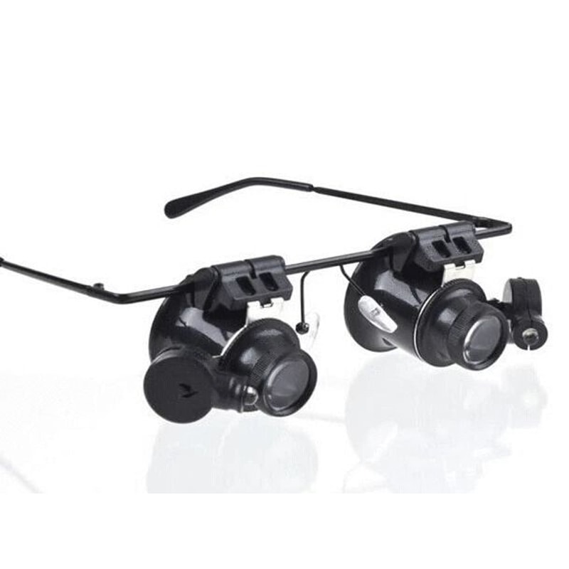 Magnifying Glasses With LED Light HandsFree Loupe For Jewelry Watch Repair 0