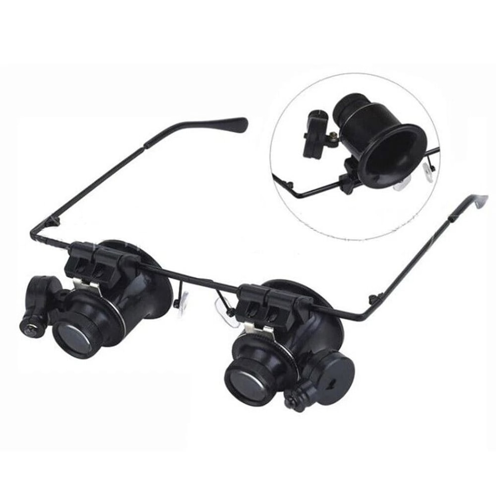 Magnifying Glasses With LED Light HandsFree Loupe For Jewelry Watch Repair 5