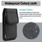 Vertical Phone Holster Wallet Case With Belt Clip For IPhone Samsung Durable Nylon Extra Storage 19