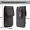 Vertical Phone Holster Wallet Case With Belt Clip For IPhone Samsung Durable Nylon Extra Storage 21