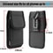 Vertical Phone Holster Wallet Case With Belt Clip For IPhone Samsung Durable Nylon Extra Storage 21