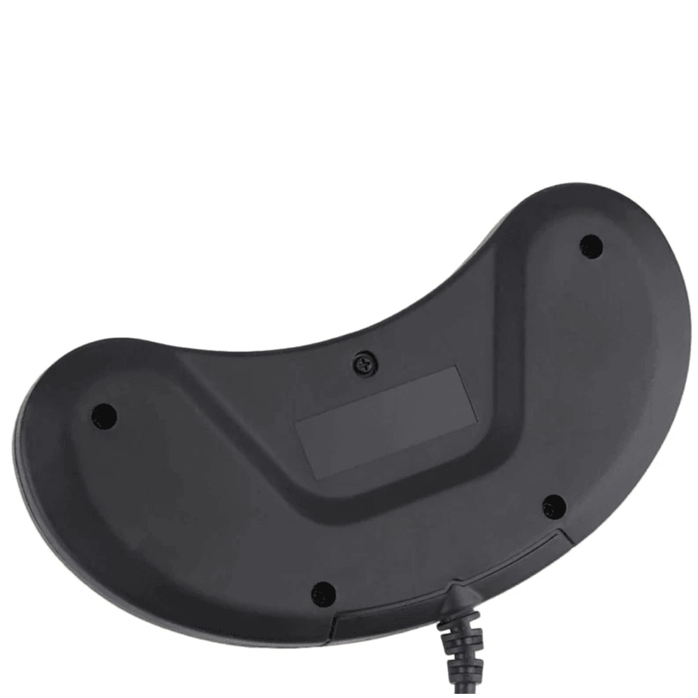 Button Game Pad Controllers For Genesis Classic Retro Black Controllers 4