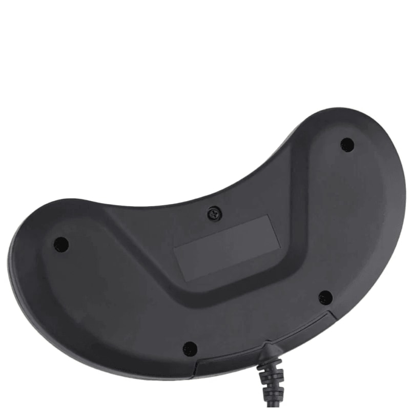 Button Game Pad Controllers For Genesis Classic Retro Black Controllers 4