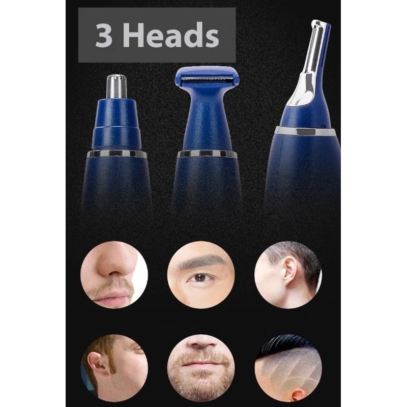 Electric Nose Hair Trimmer And Grooming Kit Ear Eyebrow Mustache Remover Shaver 2