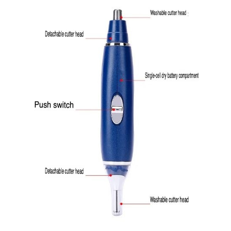 Electric Nose Hair Trimmer And Grooming Kit Ear Eyebrow Mustache Remover Shaver 3