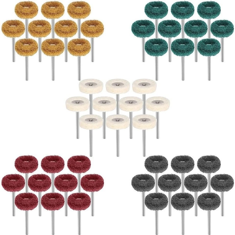 Metal Polishing Buffing Wheel Kit Ideal Rotary Tool Accessories For Dremel 0