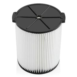 replacement ridgid wet/dry pleated vacuum filter washable & reusable for garage & shop vacuums