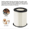 Replacement RIDGID WetDry Pleated Vacuum Filter Washable Reusable For Garage Shop Vacuums 11