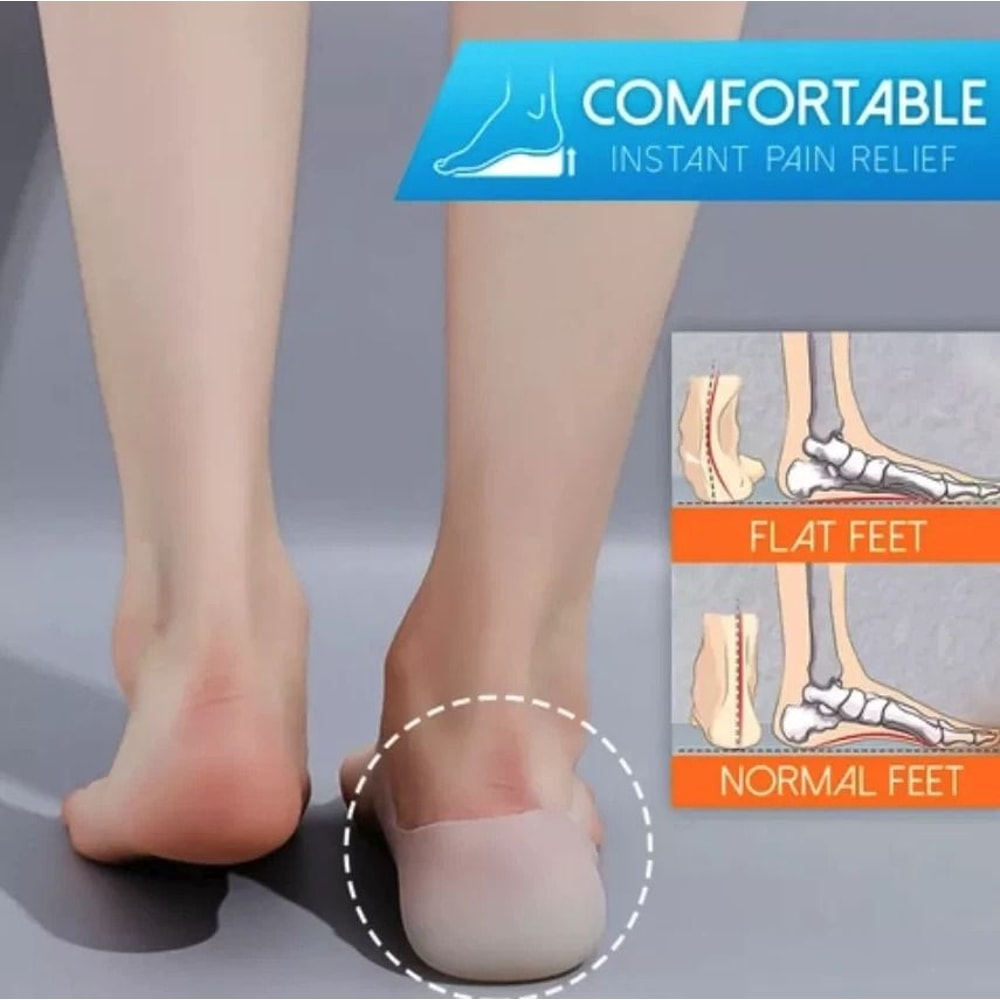 Concealed Footbed Enhancers Invisible Height Increase Silicone Insoles Pads Boost Your Confidence 10